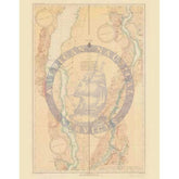 Historical Nautical Chart 174-8-1936: NY, Lake Champlain Year 1936